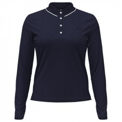 Polo Manches Longues Femme Under Armour Drive Chill Bleu Marine