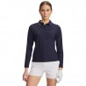 Polo Manches Longues Femme Under Armour Drive Chill Bleu Marine