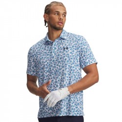 Polo Under Armour Playoff 3.0 Blanc/Bleu