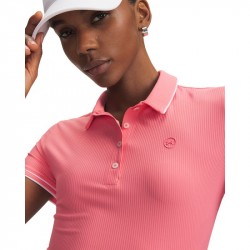 Promo Polo Femme Under Armour Drive Chill Rose
