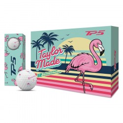 Balles TaylorMade TP5 Pix Flamants Roses x12