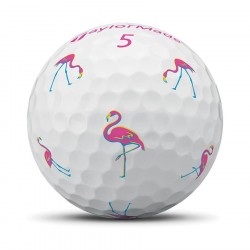 Promo Balles TaylorMade TP5 Pix Flamants Roses x12