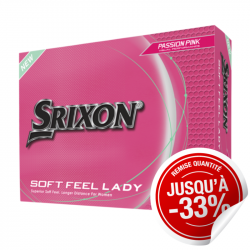 Balles Femme Srixon Soft Feel Lady Rose x12