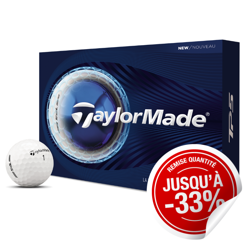 Balles TaylorMade TP5 Blanc x12