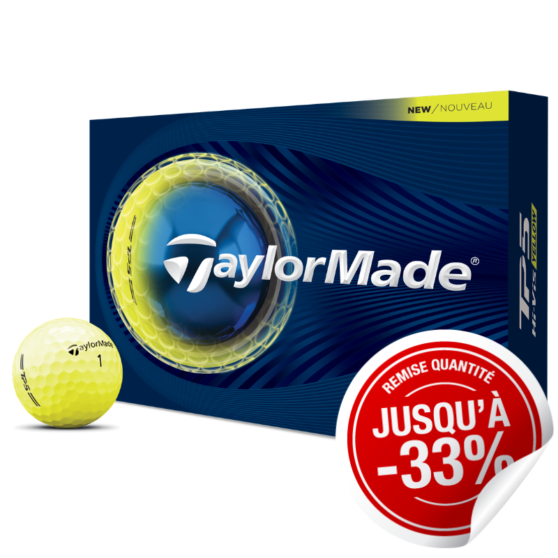 Balles TaylorMade TP5 Jaune x12
