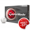 Balles TaylorMade TP5x Blanc x12