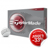 Balles TaylorMade TP5x Stripe Blanc x12
