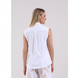 Prix Polo Sans Manches Femme Chervo Advice Blanc
