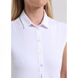 Promo Polo Sans Manches Femme Chervo Advice Blanc