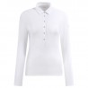 Polo Manches Longues Femme Chervo Amur Blanc