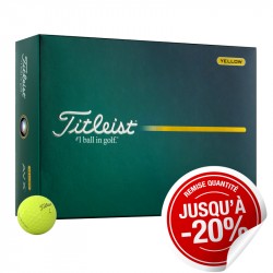 Balles Titleist AVX x12 Jaune