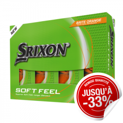 Balles Srixon Soft Feel Brite Orange x12