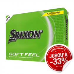 Balles Srixon Soft Feel Jaune x12