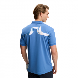 Achat Polo J.Lindeberg KV Print Bleu