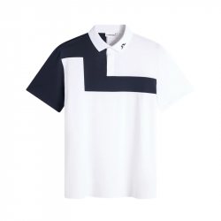 Prix Polo J.Lindeberg Rody Blanc/Bleu Marine