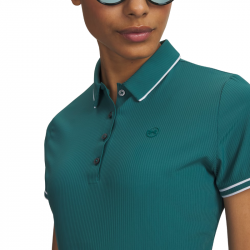 Prix Polo Femme Under Armour Drive Chill Bleu Canard