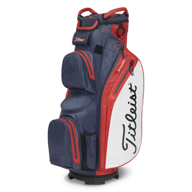 Sac Chariot Titleist Cart 14 StaDry Bleu Marine/Rouge