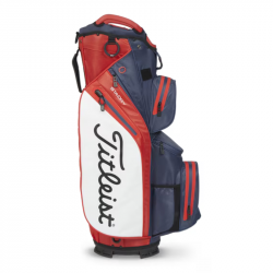 Sac Chariot Titleist Cart 14 StaDry Bleu Marine/Rouge pas cher