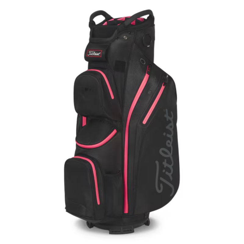Sac Chariot Titleist Cart 14 StaDry Noir/Rose