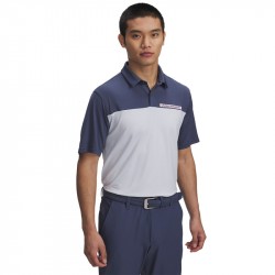 Polo Under Armour T2G Gris/Bleu