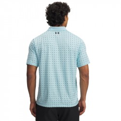 Achat Polo Under Armour Matchplay Printed Bleu Clair