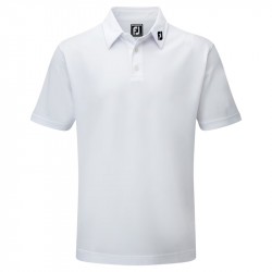 Polo Footjoy Stretch Piqué Blanc