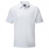 Polo Footjoy Stretch Piqué Blanc
