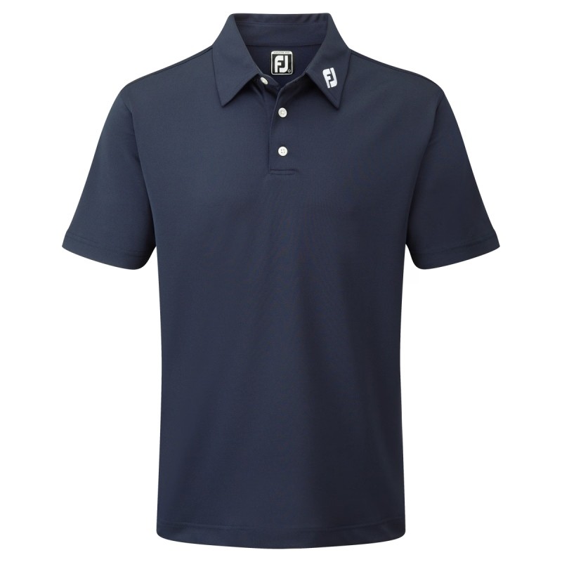 Polo Footjoy Stretch Piqué Bleu Marine