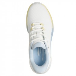 Promo Chaussure Femme Skechers Pure SI Blanc/Bleu