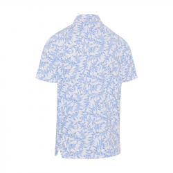 Achat Polo Callaway Botonical Blanc/Bleu