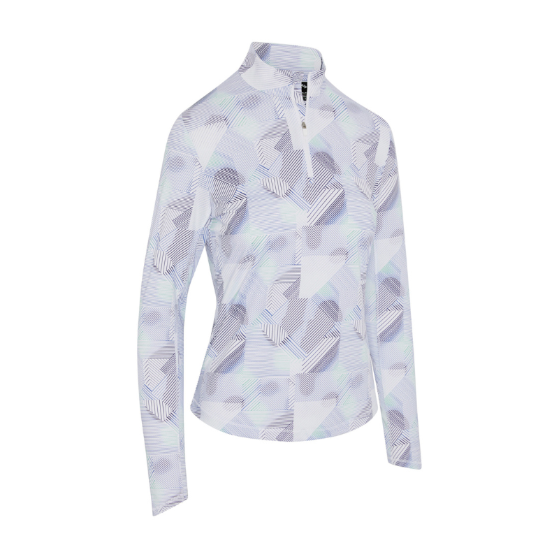 Haut Manches Longues Femme Callaway Active Geo Blanc