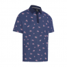 Polo Callaway Azalea Gingham Bleu Marine/Rose