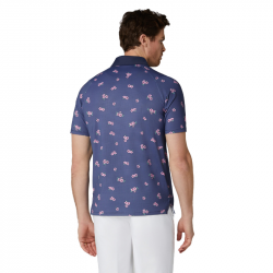 Promo Polo Callaway Azalea Gingham Bleu Marine/Rose
