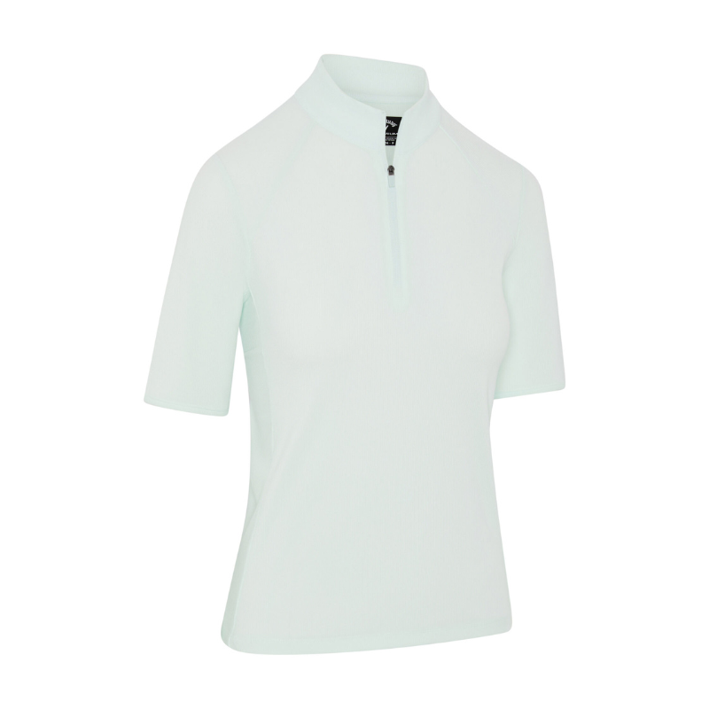 Polo Femme Callaway Rib Play Turquoise Clair