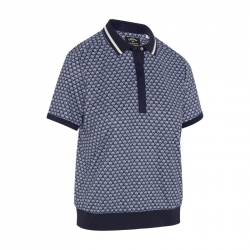 Polo Femme Callaway Scarf Geo Bleu Marine/Blanc