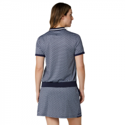 Promo Polo Femme Callaway Scarf Geo Bleu Marine/Blanc