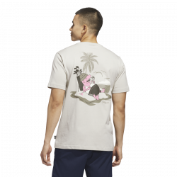 Achat Tee Shirt Adidas Chip In Paradise Beige