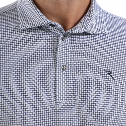 Polo Chervo Agree Bleu Marine/Blanc pas cher