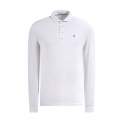 Polo Manches Longues Chervo Attiva Blanc