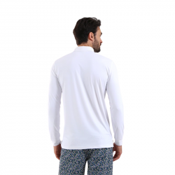 Prix Polo Manches Longues Chervo Attiva Blanc