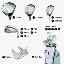 Composition Pack Femme Callaway Reva Blanc