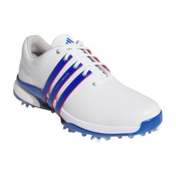 Promo Chaussure Adidas Tour360 24 Boost Blanc/Bleu