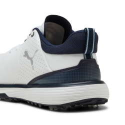 Promo Chaussure Puma Fusion Grip ST Blanc/Bleu Marine