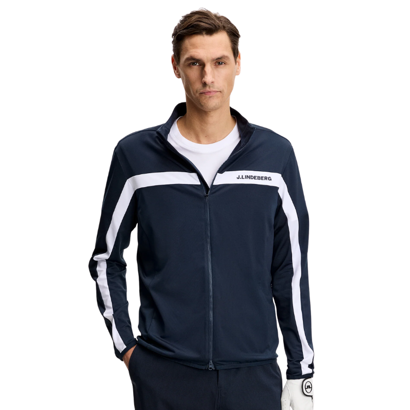 Haut Manches Longues J.Lindeberg Mid Layer Bleu Marine
