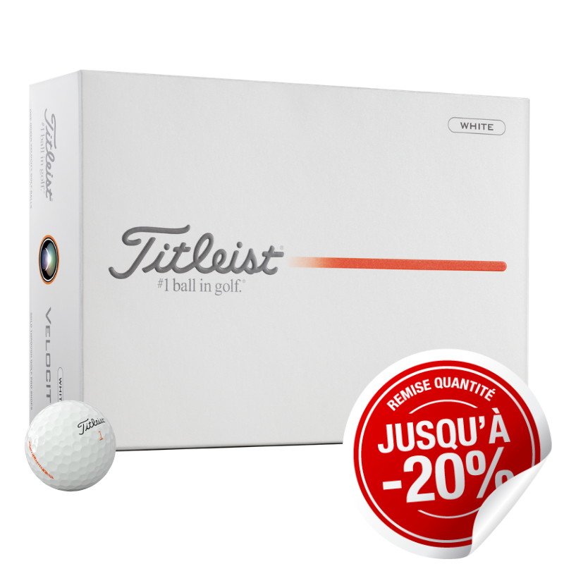 Balles Titleist Velocity Blanc x12