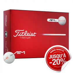 Balles Titleist Trufeel AIM 360 Blanc x12