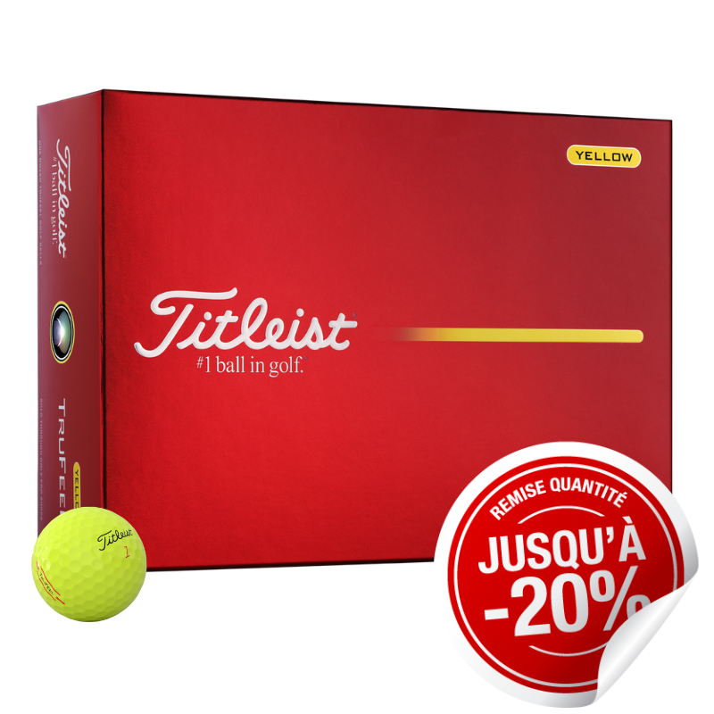 Balles Titleist Trufeel Jaune x12