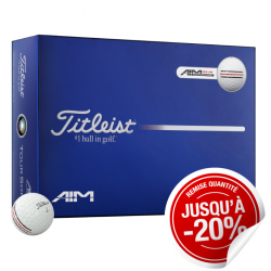 Balles Titleist Tour Soft AIM Red Ligne Blanc x12