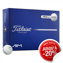Balles Titleist Tour Soft AIM Blue Ligne Blanc x12