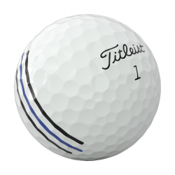 Achat Balles Titleist Tour Soft AIM Blue Line Blanc x12